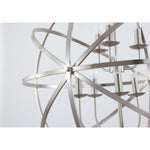 Searchlight Electric Orbit 8Lt Pendant, Satin Silver Metal 2478-8SS