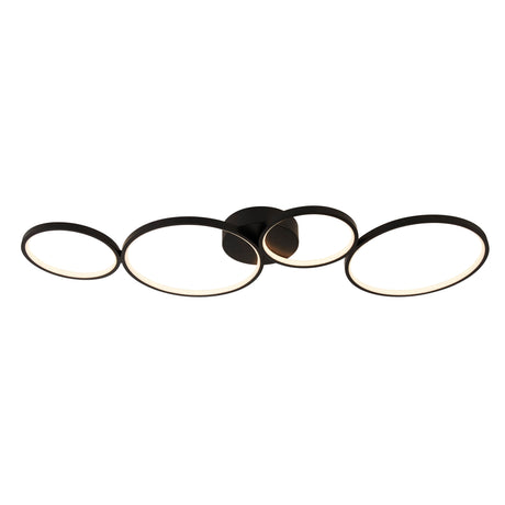 Cirque 4Lt Ring Flush  - Black Metal