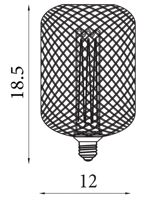 Searchlight Electric Wire Mesh Effect Drum Lamp - Gold Metal 26002GO