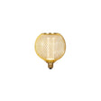 Wire Mesh Effect Globe Lamp - Gold Metal
