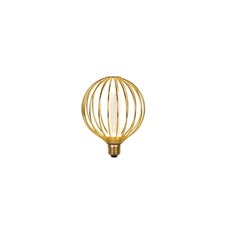 Globe Lamp - Gold Metal