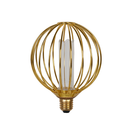 Searchlight Electric Globe Lamp - Gold Metal 26004GO