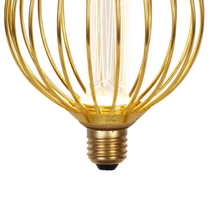 Searchlight Electric Globe Lamp - Gold Metal 26004GO