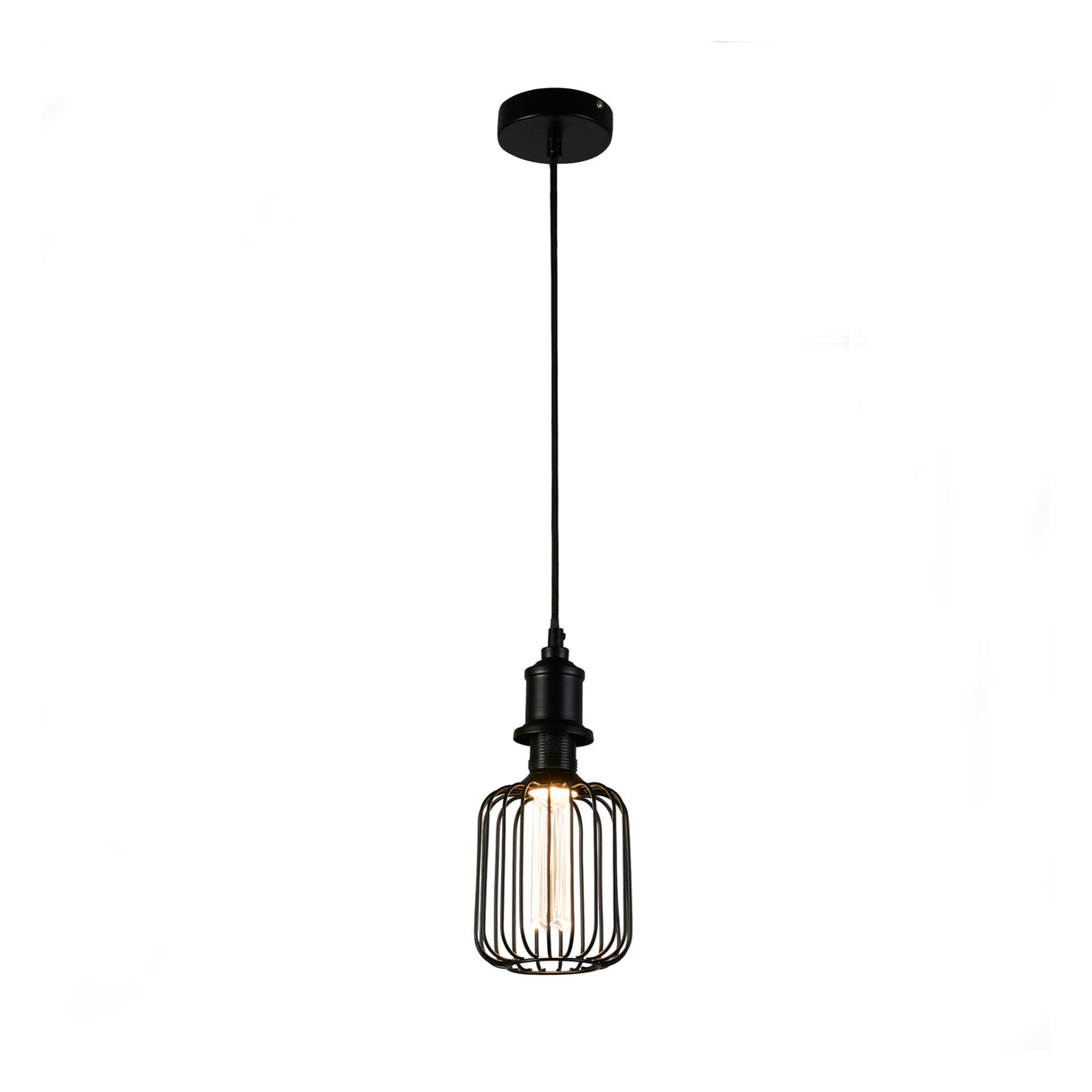 Drum Lamp - Black Metal