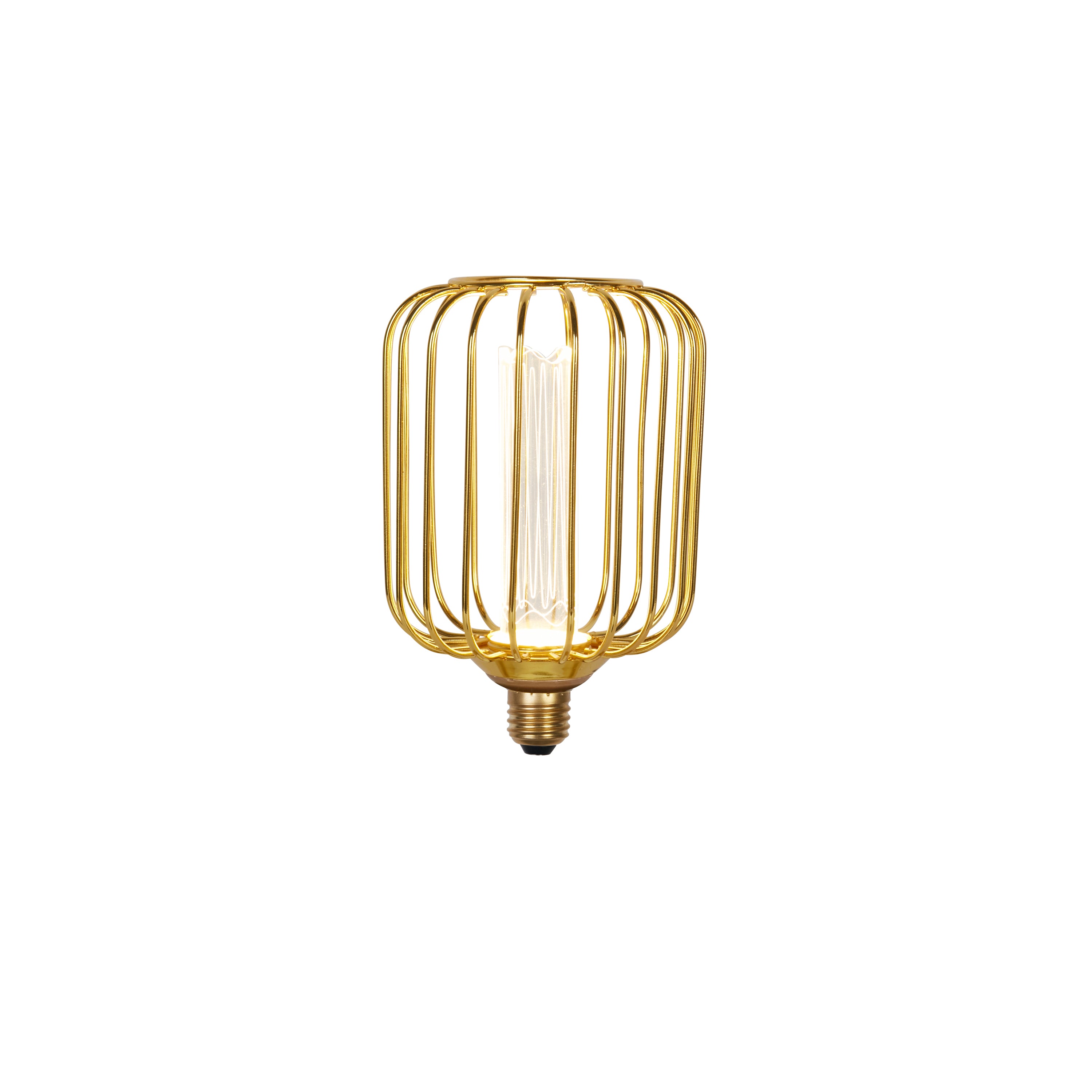 Drum Lamp - Gold Metal