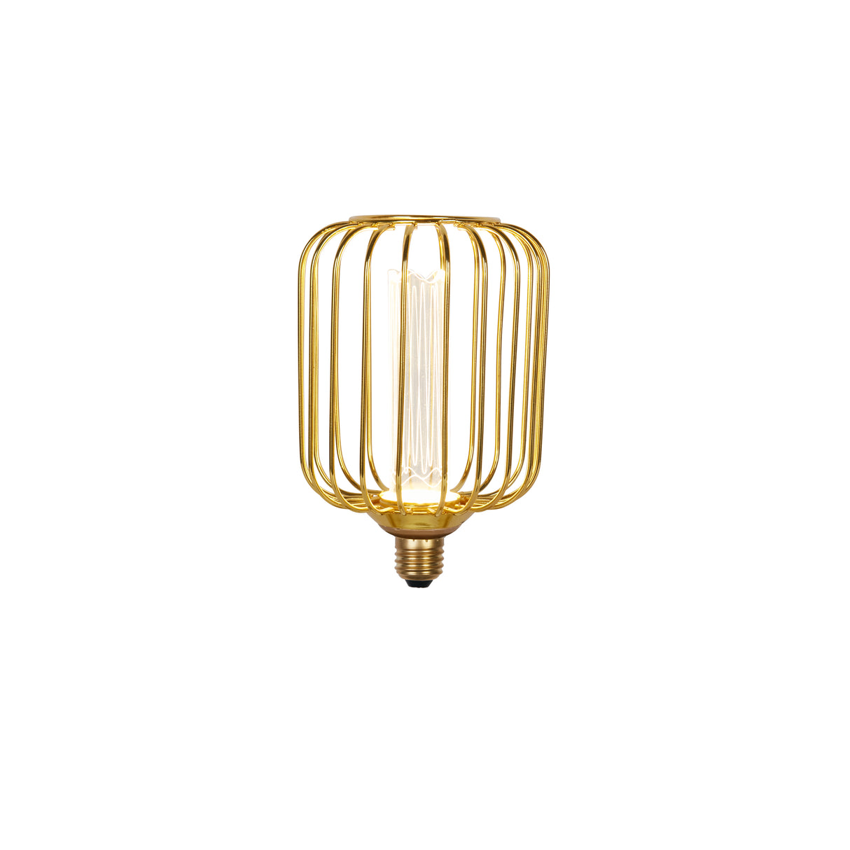 Drum Lamp - Gold Metal