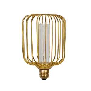 Searchlight Electric Drum Lamp - Gold Metal 26005GO
