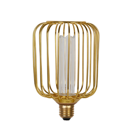 Searchlight Electric Drum Lamp - Gold Metal 26005GO