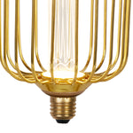 Searchlight Electric Drum Lamp - Gold Metal 26005GO