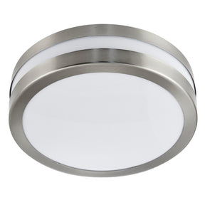 Newmark Outdoor Wall/Ceiling - Stainless Steel & Polycarb