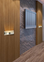 Searchlight Electric Vega Wall Light - Chrome & Glass 2692CC