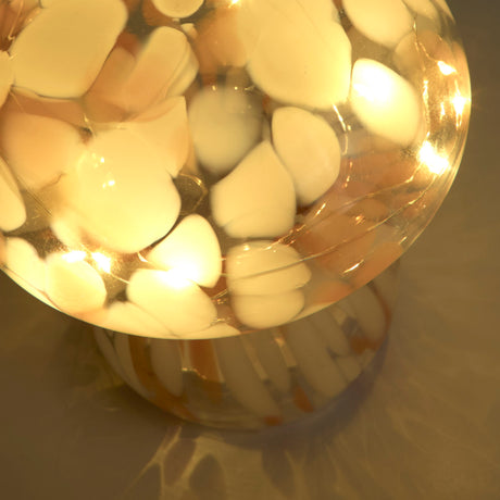 Searchlight Electric Amelia LED Coral Mushroom Lamp 27027PI