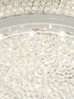 Searchlight Electric Florida  Flush - Chrome Metal & Clear Crystal 2713CC
