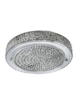 Searchlight Electric Florida  Flush - Chrome Metal & Clear Crystal 2714CC