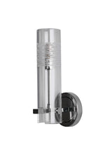 Searchlight Electric Scope Bathroom Wall Light- Chrome Metal & Clear Etched Glass 27981CC