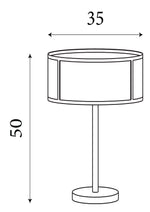 Searchlight Electric Fishnet 2Lt Table Lamp - Matt Black Metal 2822-2BK