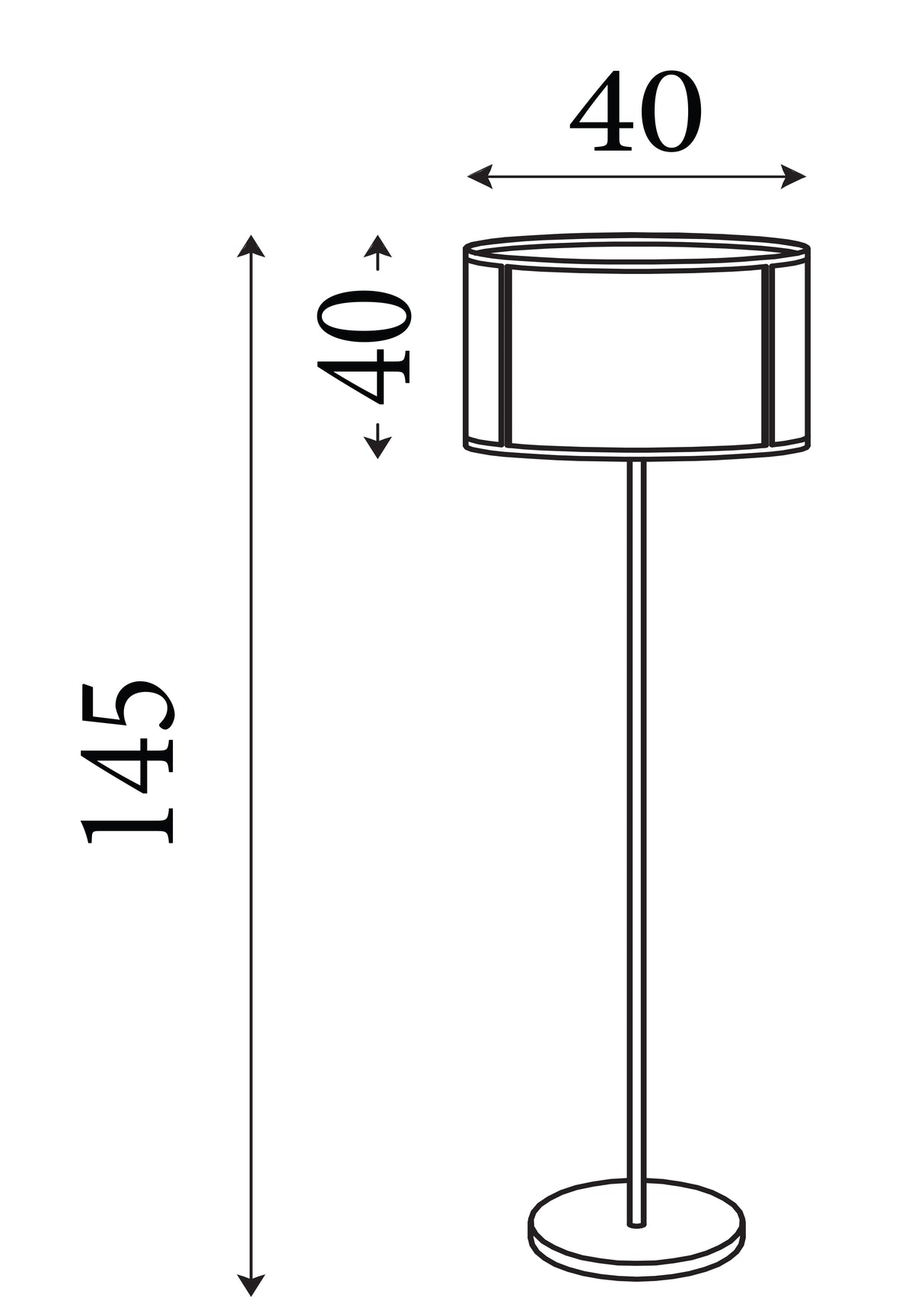 Searchlight Electric Fishnet  2Lt Floor Lamp  - Matt Black Metal & Mesh Shade 2832-2BK