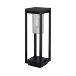 Searchlight Electric Atlanta Outdoor Post - Black Metal & Polycarbonate 28731-450