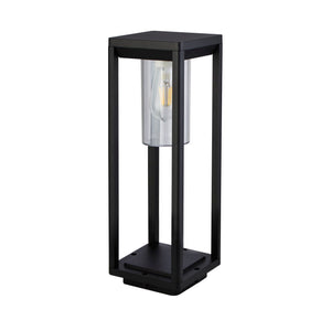 Searchlight Electric Atlanta Outdoor Post - Black Metal & Polycarbonate 28731-450