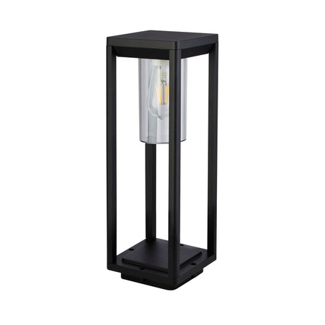 Searchlight Electric Atlanta Outdoor Post - Black Metal & Polycarbonate 28731-450
