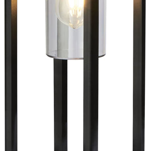 Searchlight Electric Atlanta Outdoor Post - Black Metal & Polycarbonate 28731-450