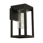 Searchlight Electric Atlanta Outdoor Wall Light - Black Metal & Polycarbonate 28731BK
