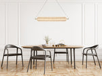 Searchlight Electric Capsule LED Convertible Pendant, Satin Brass Metal and Acryl 28800SB