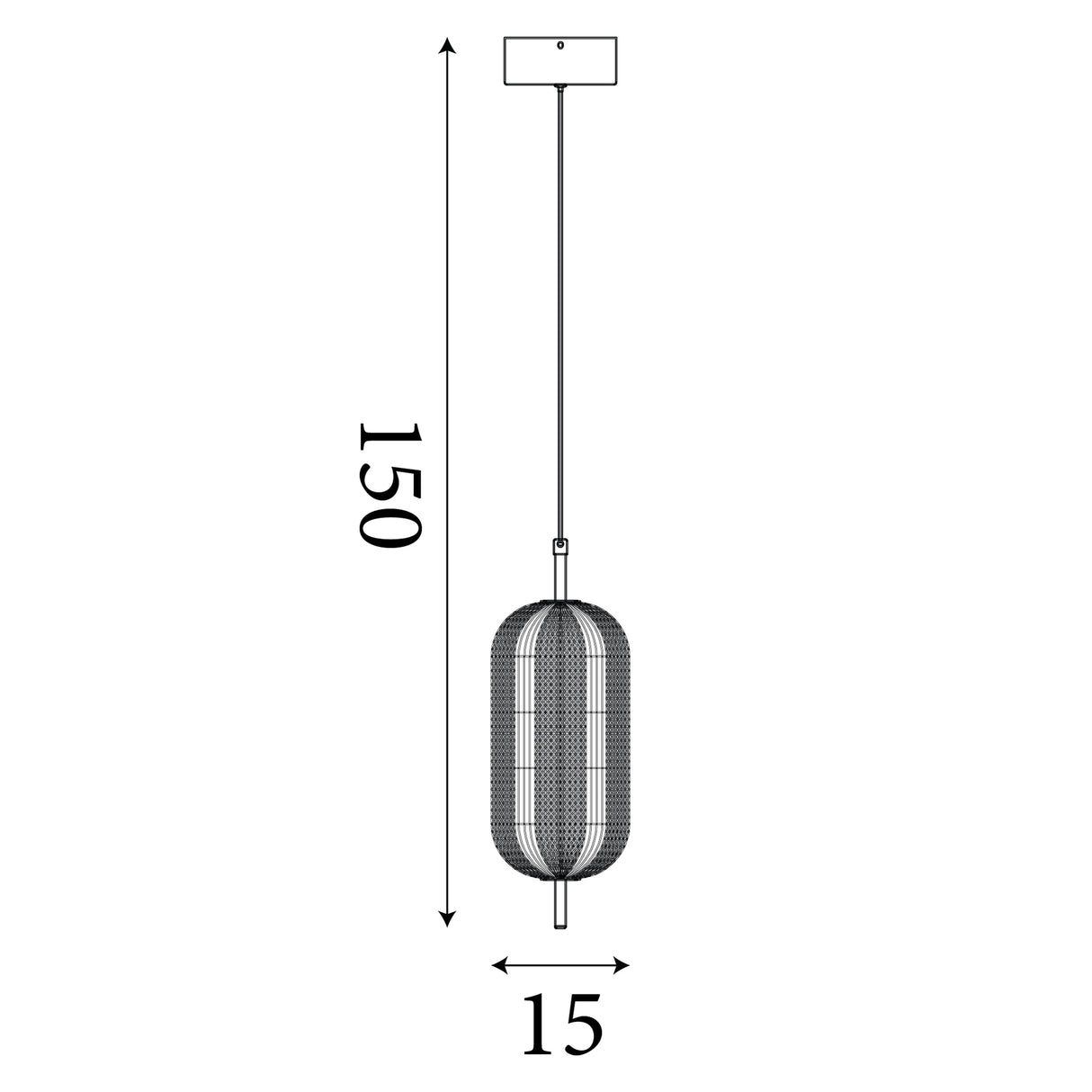 Searchlight Electric Capsule LED Pendant, Satin Brass Metal and Acrylic Shade 28803SB