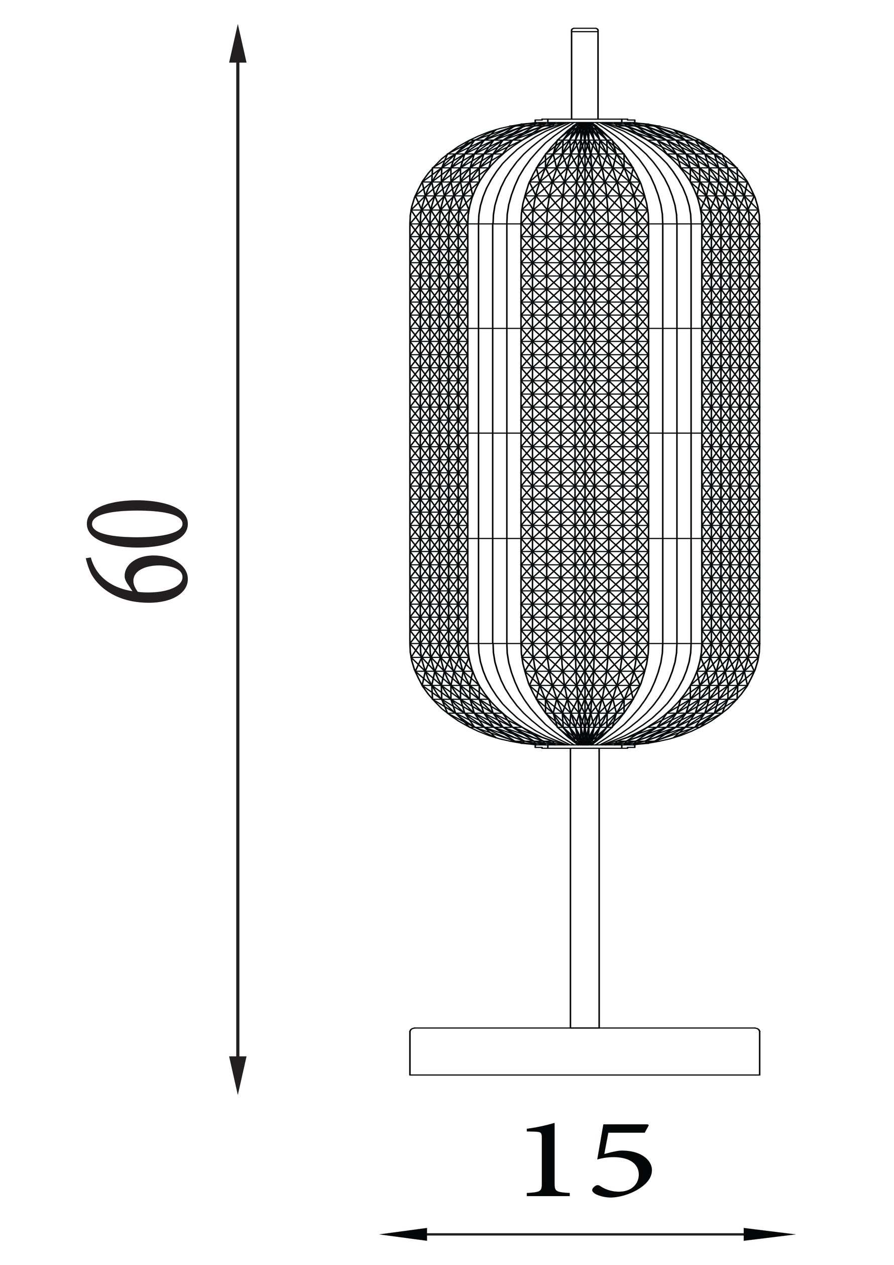 Searchlight Electric Capsule LED Table Lamp, Satin Brass Metal and Acrylic Shade 28805SB