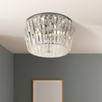 Searchlight Electric Tiara 3Lt Flush - Chrome Meal 2893-3CC