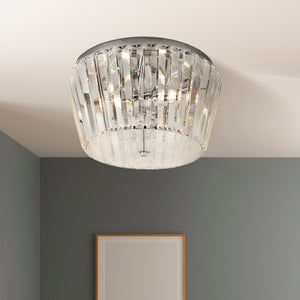 Searchlight Electric Tiara 3Lt Flush - Chrome Meal 2893-3CC
