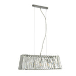 Searchlight Electric Tiara 4Lt Pendant - Chrome & Crystal 2894-4CC