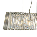 Searchlight Electric Tiara 4Lt Pendant - Chrome & Crystal 2894-4CC