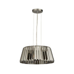 Searchlight Electric Tiara 5Lt Pendant to Semi-Flush- Chrome Metal & Smoked Glass 2895-5SM
