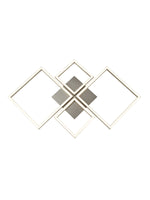 Wall Art 4Lt LED Flush Light - Satin Silver