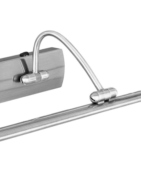 Searchlight Electric Barcelona  Picture Light - Satin Silver Metal 2984-51SS