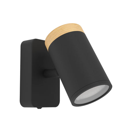 Eglo EU Castorama LED Single Wall Spotlight Modern Black & Brown