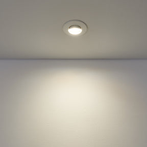 Eglo EU GEDREZ Recessed LED Light – White, CCT Selectable, Warm to Cool White, Slim Indoor Ceiling Downlight