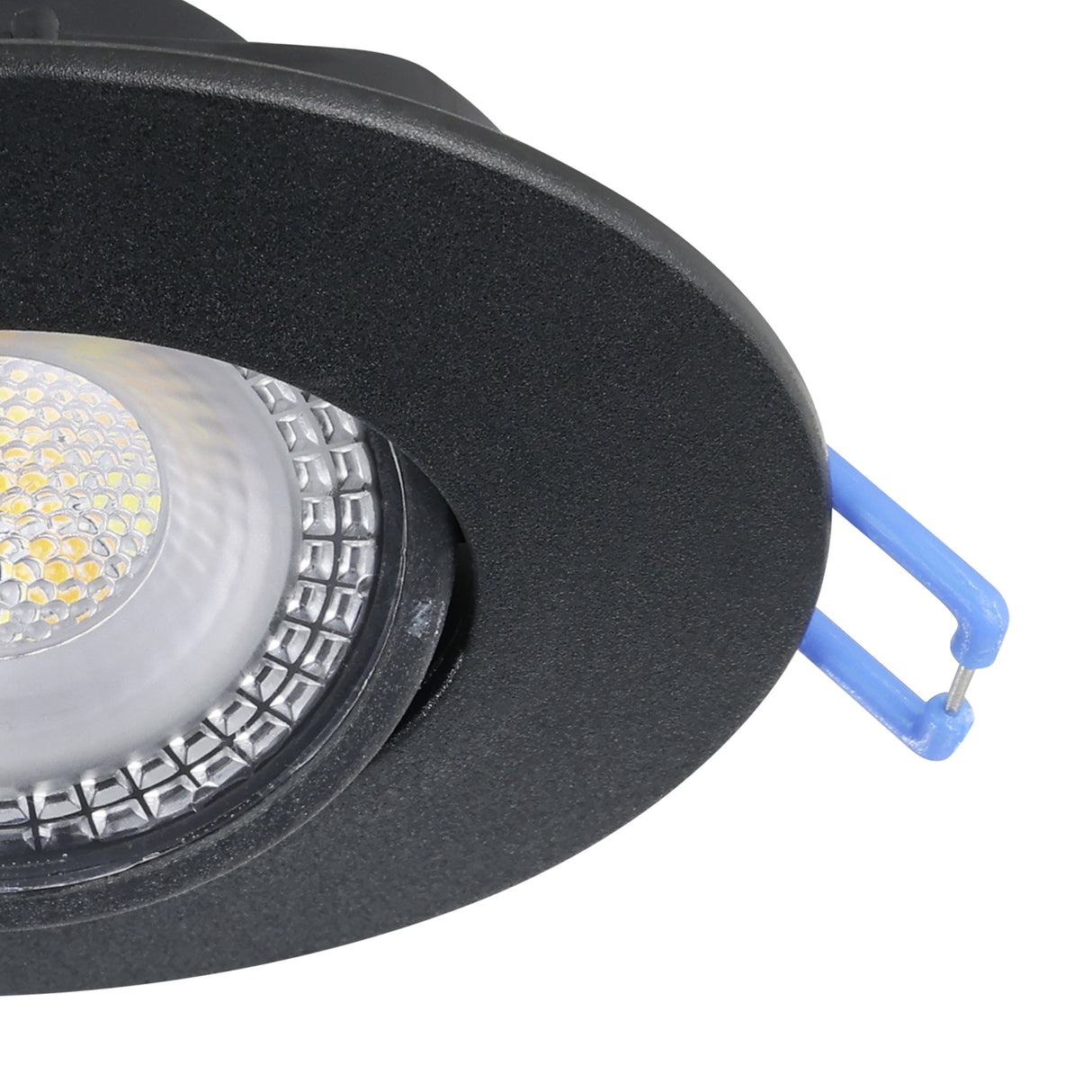 Eglo EU GEDREZ Recessed LED Light – Black, CCT Selectable, Warm to Cool White, Slim Indoor Ceiling Downlight