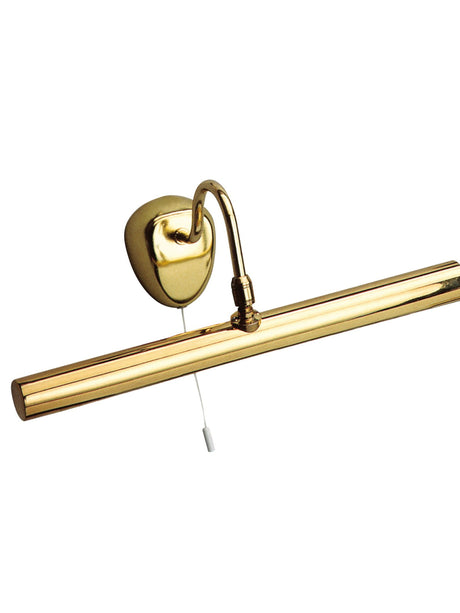 Searchlight Electric Malaga Picture Light - Polished Brass Metal 3008PB