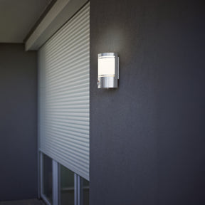 Eglo EU CERNO Outdoor Wall Light – Stainless Steel with Motion Sensor, E27, Exterior Lighting