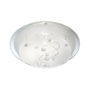 Cove Flush - Chrome & Glass Beads