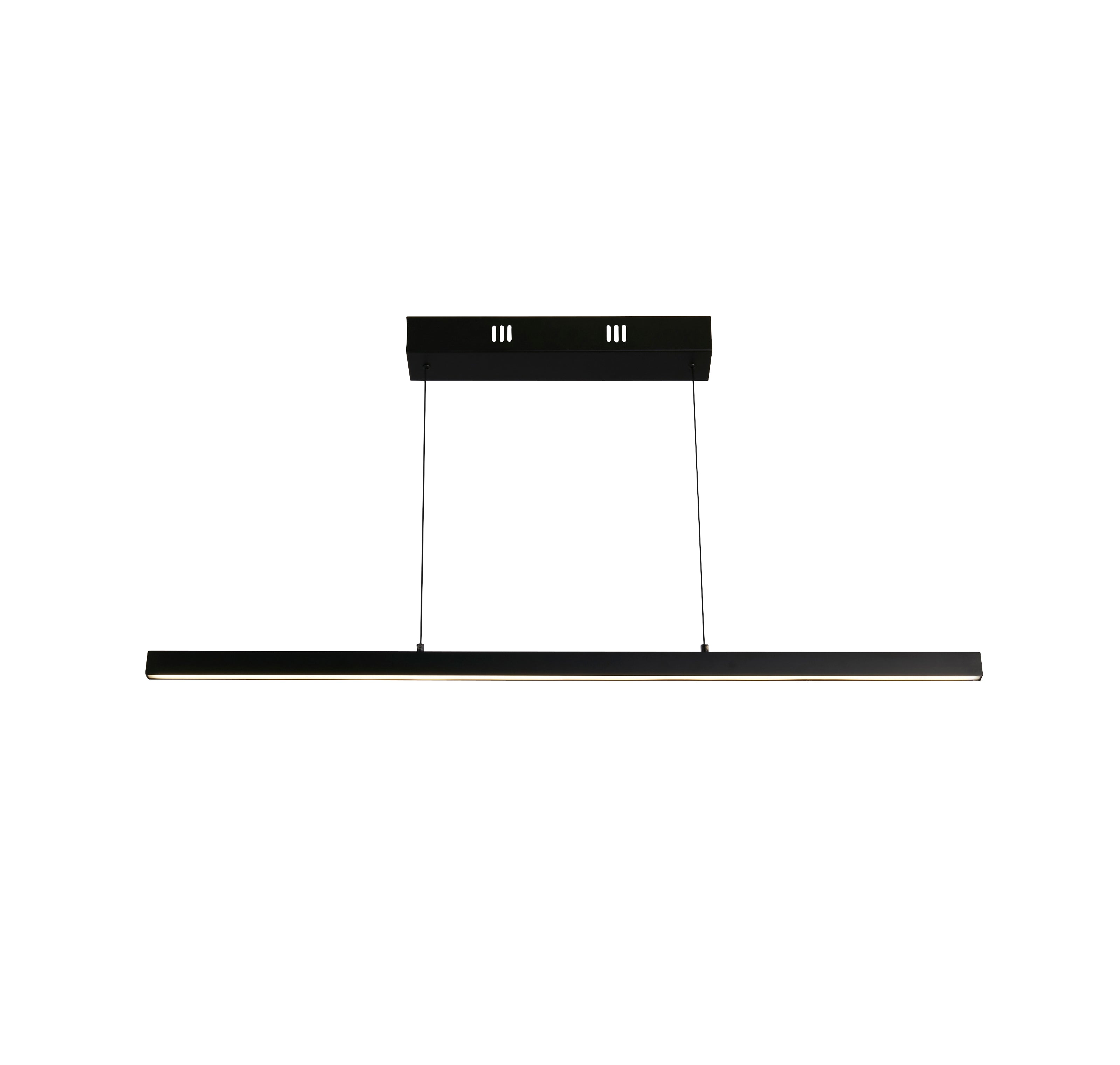 Layla Gesture Control Pendant - Black Metal & Opal Acrylic