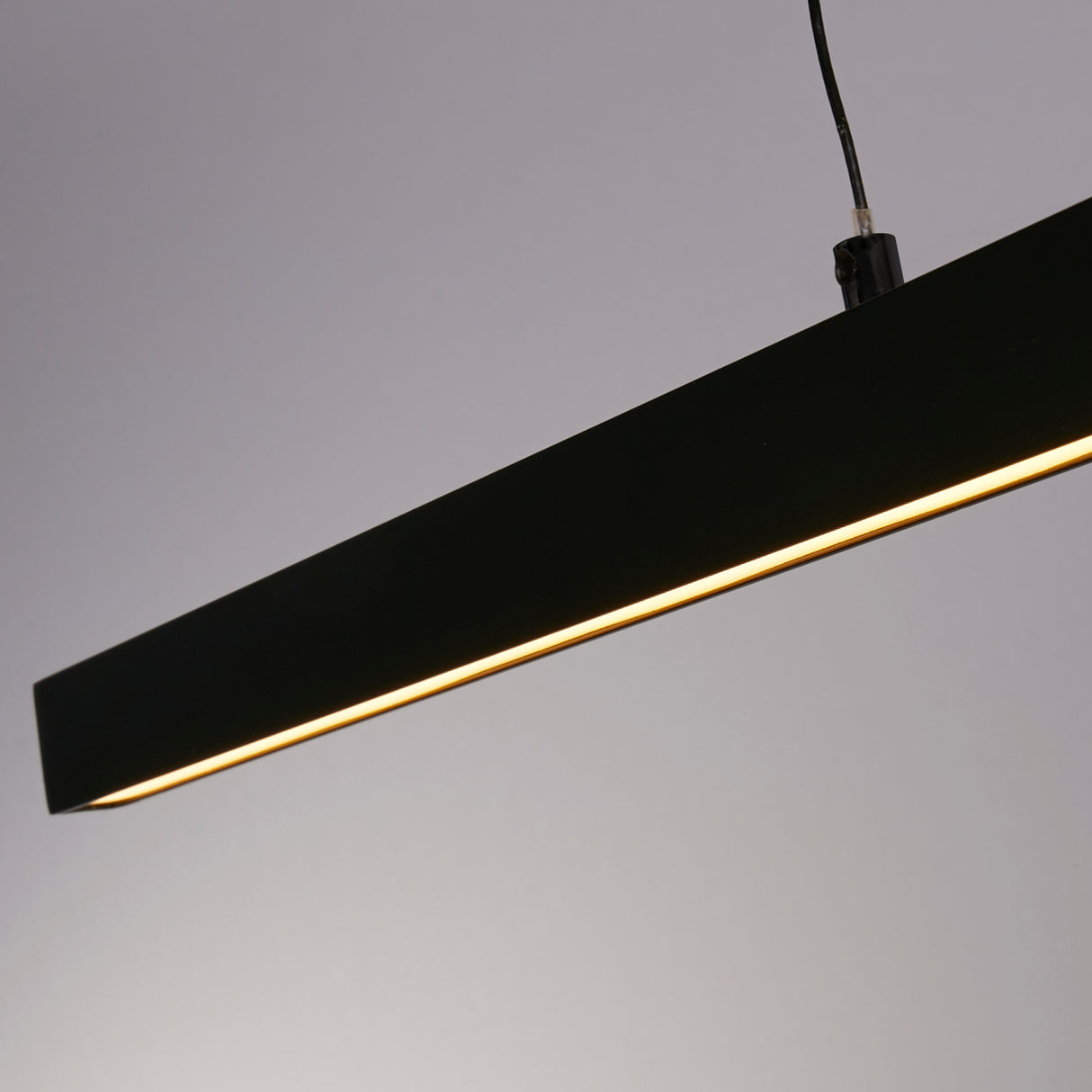 Searchlight Electric Layla Gesture Control Pendant - Black Metal & Opal Acrylic 30228BK