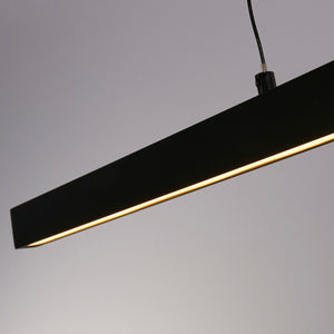 Searchlight Electric Layla Gesture Control Pendant - Black Metal & Opal Acrylic 30228BK