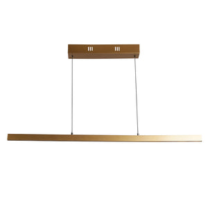 Searchlight Electric Layla Gesture Control Pendant - Gold Metal & Opal Acrylic 30228GO