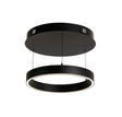 Layla Gesture Control Pendant - Black Metal & Opal Acrylic