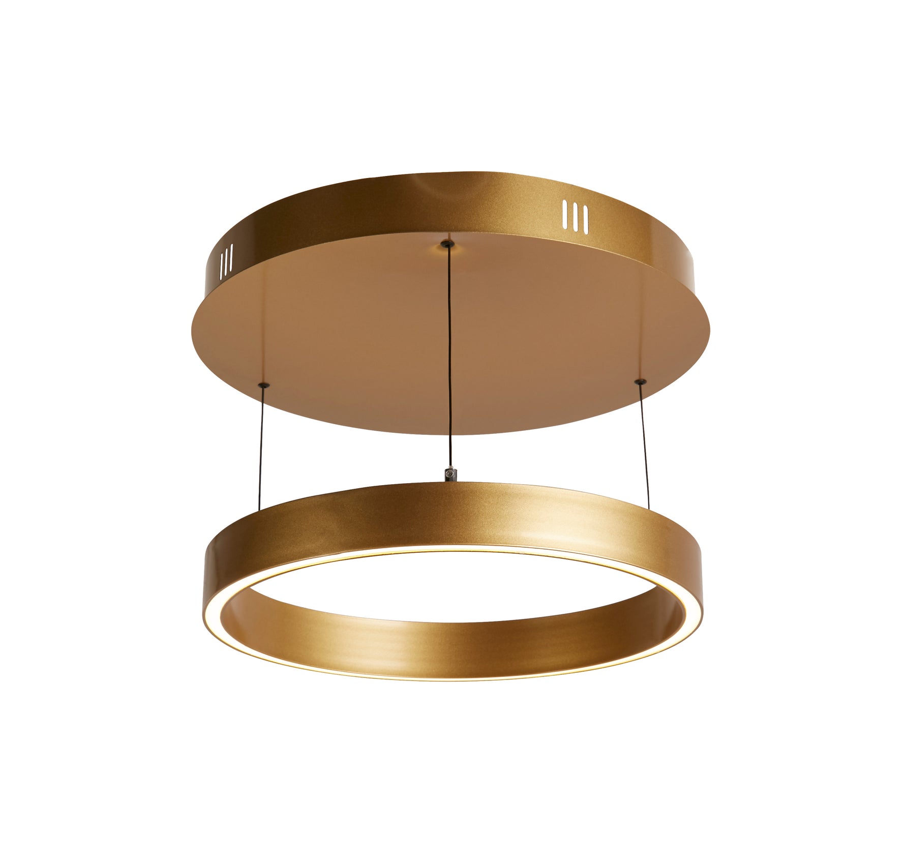 Layla Gesture Control Pendant - Gold Metal & Opal Acrylic