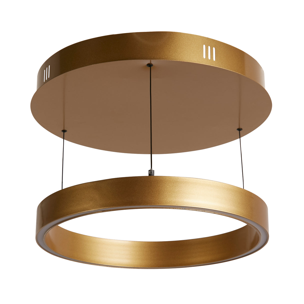Searchlight Electric Layla Gesture Control Pendant - Gold Metal & Opal Acrylic 30410GO