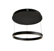 Layla Gesture Control Pendant - Black Metal & Opal Acrylic
